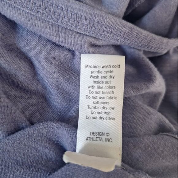 Athleta Womens Workout Shirt Long Sleeve Purple Athletic Performance Small - Picture 9 of 11